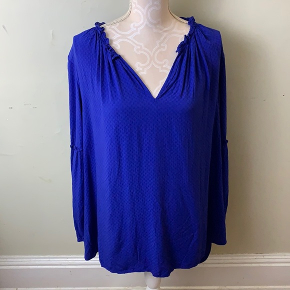 crown & ivy Tops - 3 for $30-EUC 3x crown & ivy curvy Cobalt Blouse